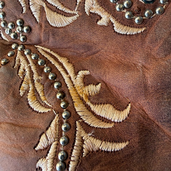 Ladies Lucchese Angelina Redwood Aspen w/Swarovski Crystals - Picture 13 of 13